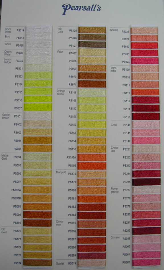 Colour card page 1