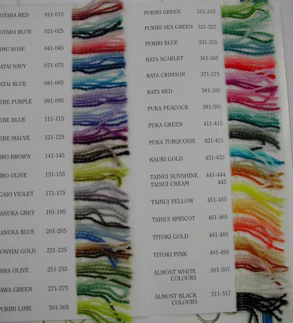 Strand colour card