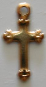 Mini Cross antique gold