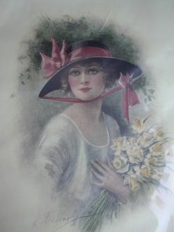 Lady with Daffodils